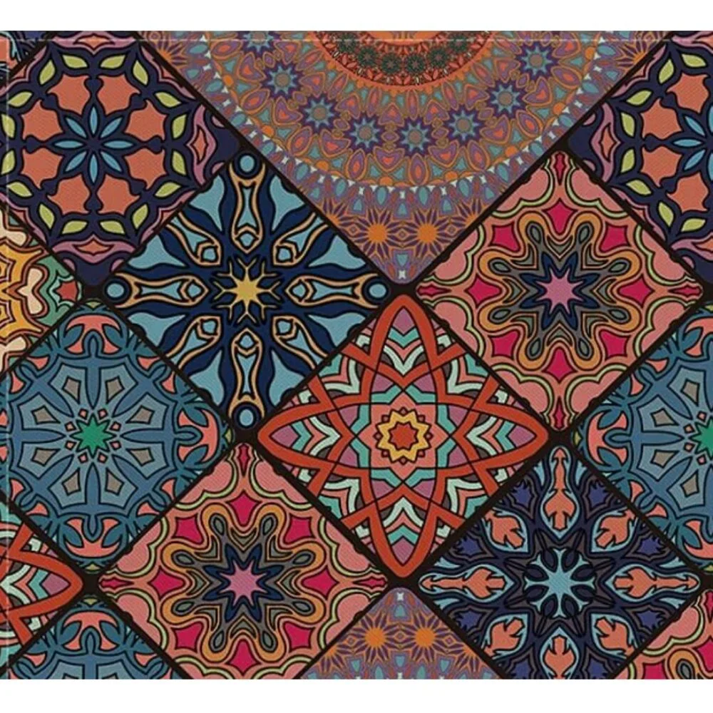 Boho Table Runner Bohemian Farmhouse Cottage Decor Dining Decorative Cloth 13x72